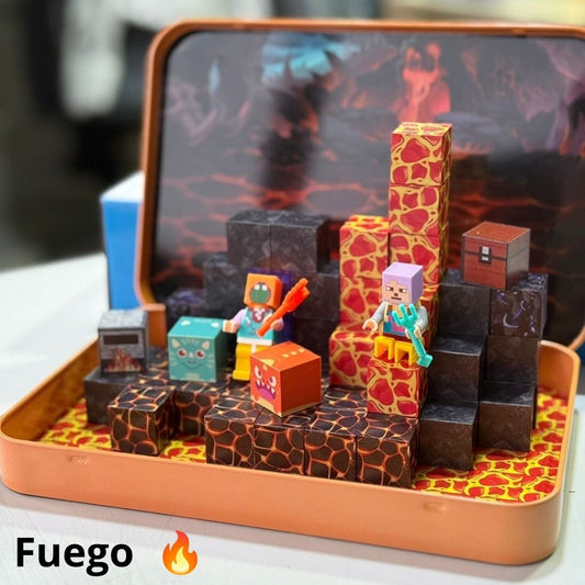 Minecraft Mundo Magnetico 60 Pzs
